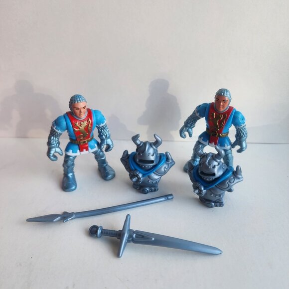 Fisher-Price Imaginext Medieval Castle Knights Figures Lot 2001 Vintage Armor... - Picture 1 of 7